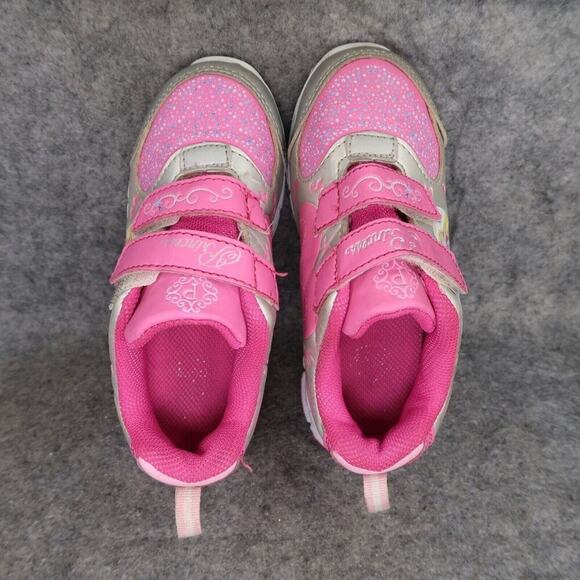 Disney Shoes Toddler 11 Sneaker Princess Pink Hearts Character Kids Girls Active - Picture 8 of 14